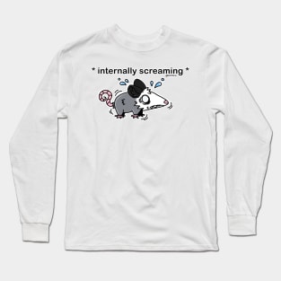 internally screaming Long Sleeve T-Shirt